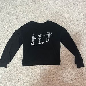 black crew neck
